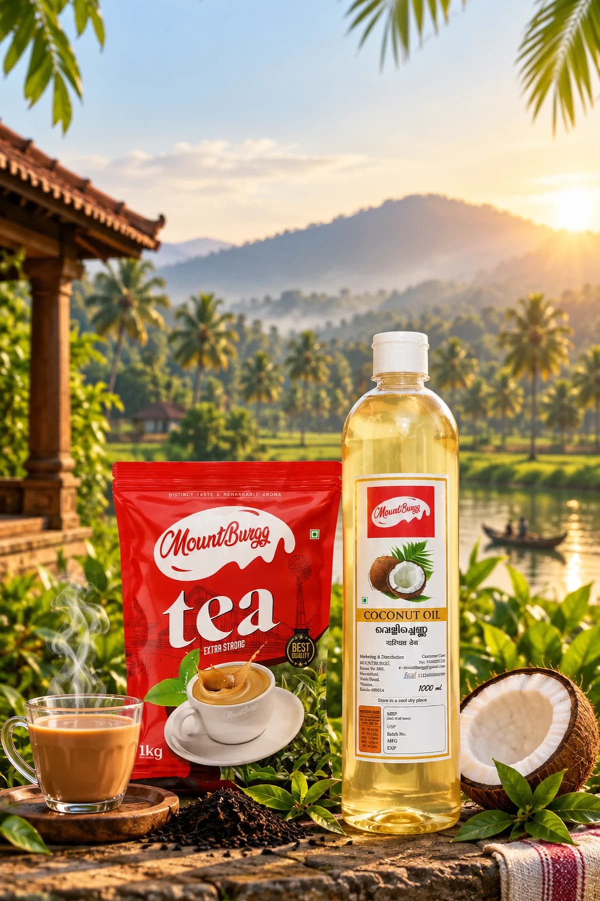 MountBurgg Heritage Tea and Coconut Oil Mobile